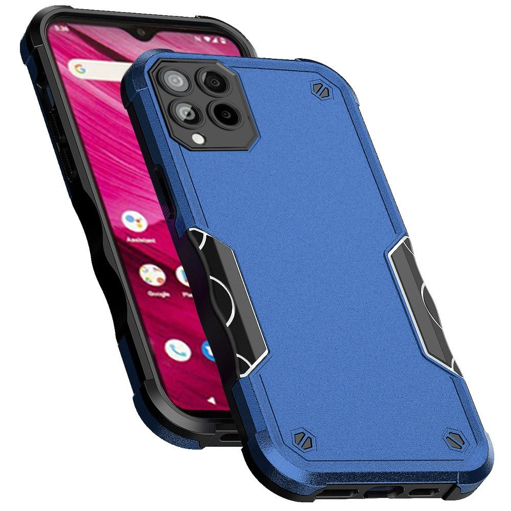 For T-Mobile Revvl 6 Pro 5G /Revvl 6 5G Tough Shockproof Hybrid Heavy Duty Dual Layer TPU Bumper Rugged Rubber Defend Phone Case Cover