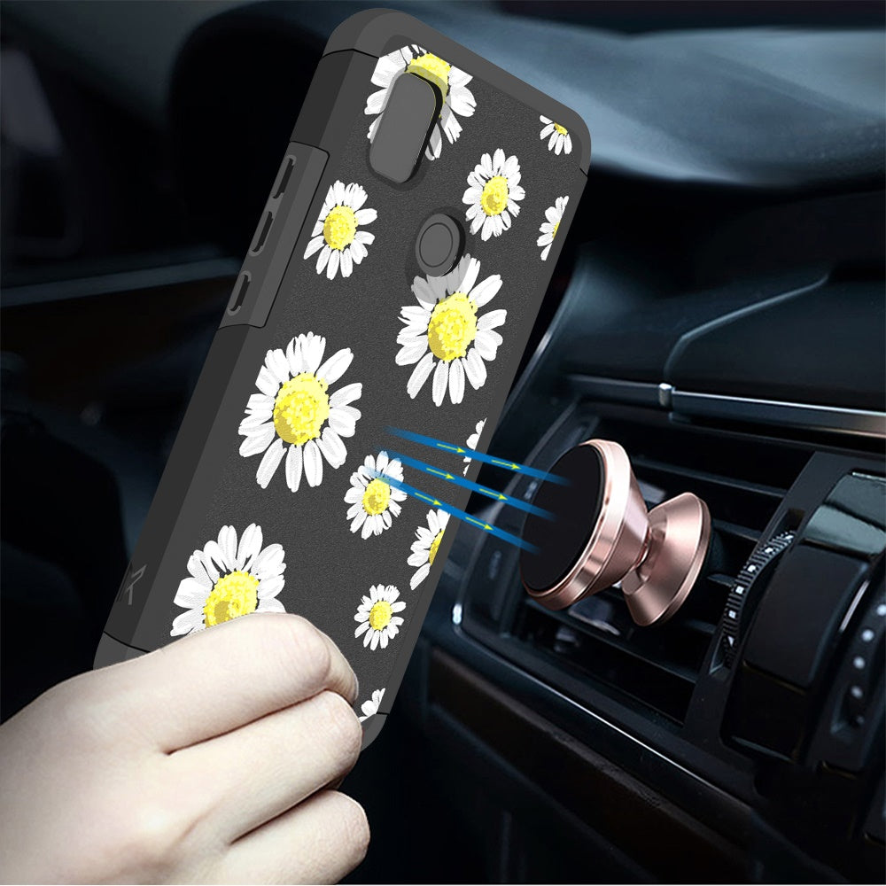 For OnePlus Nord N300 5G Graphic Design Pattern Hard PC TPU 2in1 Tough Strong Hybrid Shockproof Armor Phone Case Cover