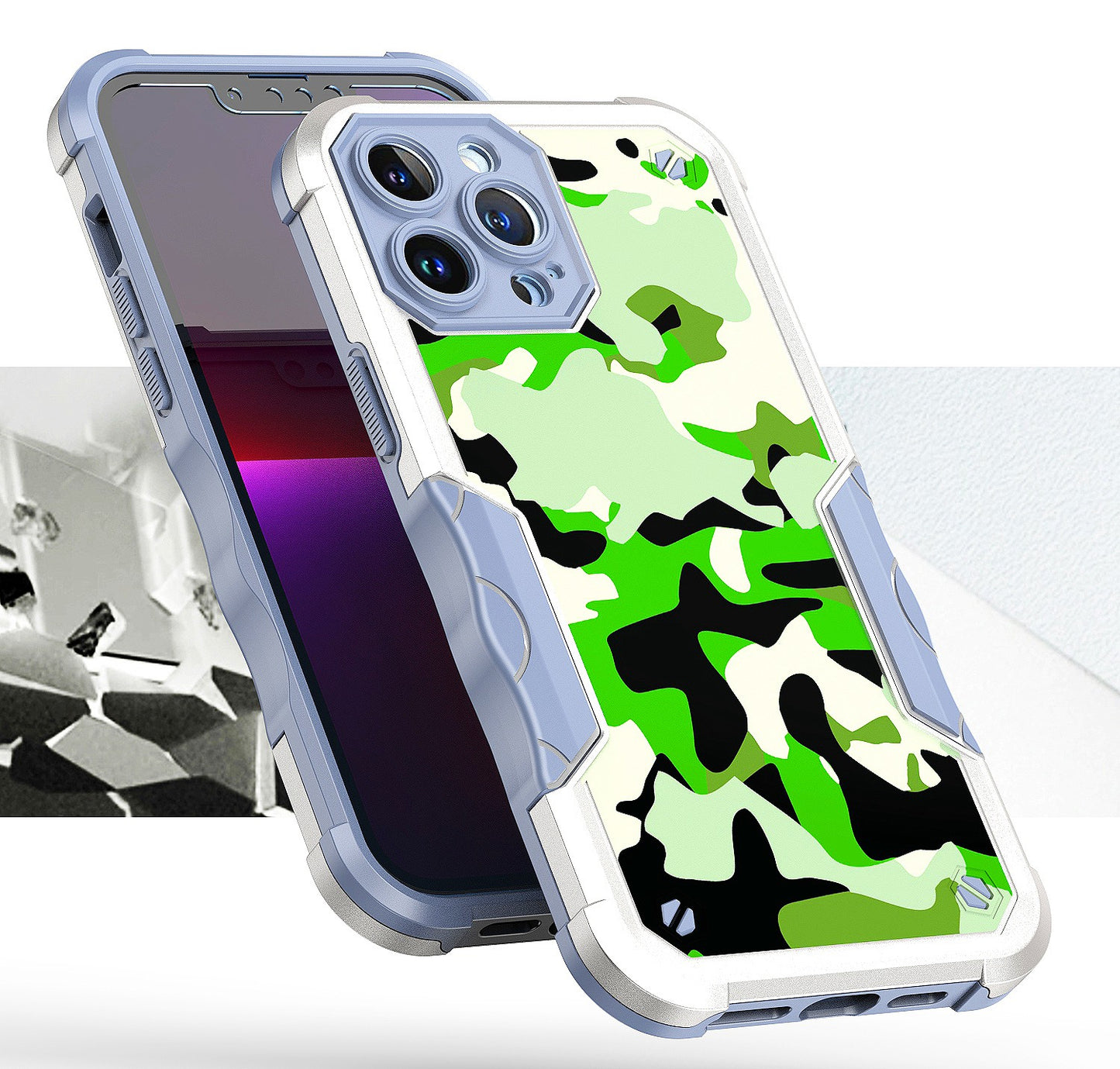 For Samsung Galaxy A23 5G Fashion Design Tough Shockproof Hybrid Stylish Pattern Heavy Duty TPU Rubber Armor Phone Case Cover