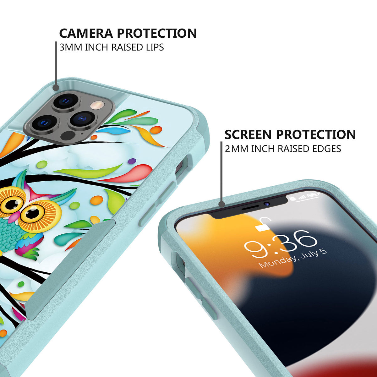 For Samsung Galaxy A13 5G Pattern Design Hybrid Bumper Rugged Dual Layer Heavy-Duty Military-Grade TPU Hard Defender Phone Case Cover