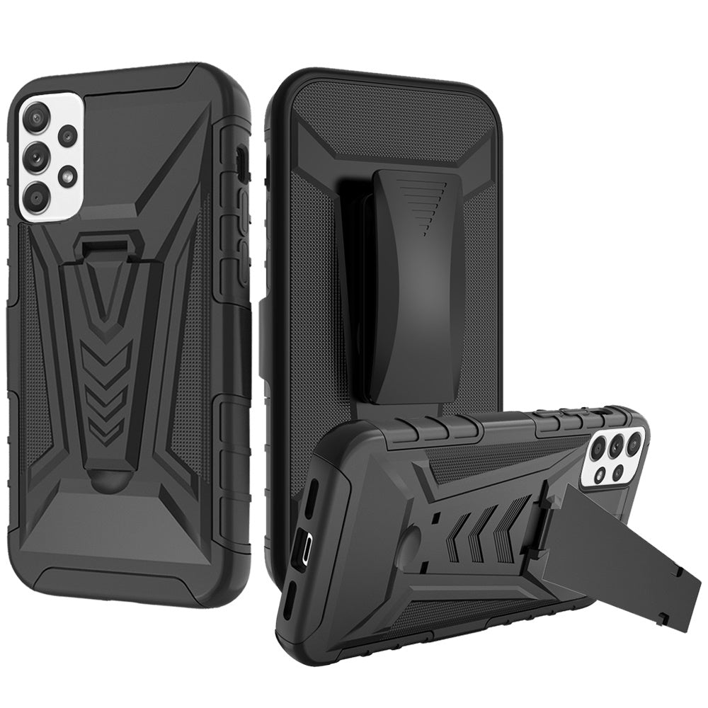 For Samsung Galaxy A53 5G Combo Rugged Swivel Belt Clip Holster Heavy Duty Hybrid Armor Rubber with Kickstand Stand Phone Case Cover