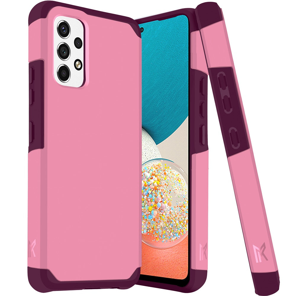 For Samsung Galaxy A53 5G Ultra Slim Corner Protection Shock Absorption Hybrid Dual Layer Hard TPU Rubber Armor Defender Phone Case Cover