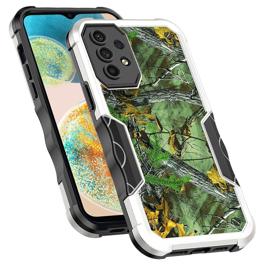 For Samsung Galaxy A23 5G Fashion Design Tough Shockproof Hybrid Stylish Pattern Heavy Duty TPU Rubber Armor Phone Case Cover