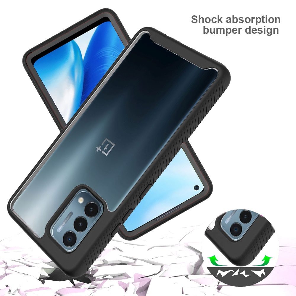 For Samsung Galaxy A02s Clear Dual Layer Rugged Bumper Frame Heavy Duty Hybrid Shockproof Rubber TPU Full Body Defender Phone Case Cover