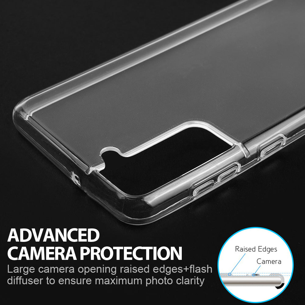 For Samsung Galaxy S23 /Plus /Ultra Crystal Clear Transparent TPU Flexible Rubber Silicone Ultra Thin Slim Gel Soft Skin Phone Case Cover