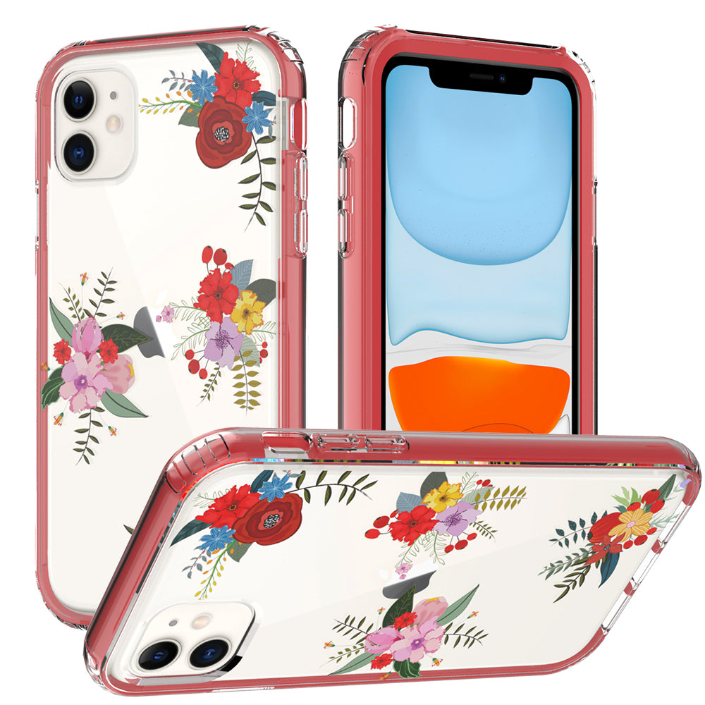 For Apple iPhone SE 2022 /SE 2020/8/7 Beautiful Design 3 in 1 Hybrid Armor Hard Plastic TPU Shockproof Protective Frame Phone Case Cover