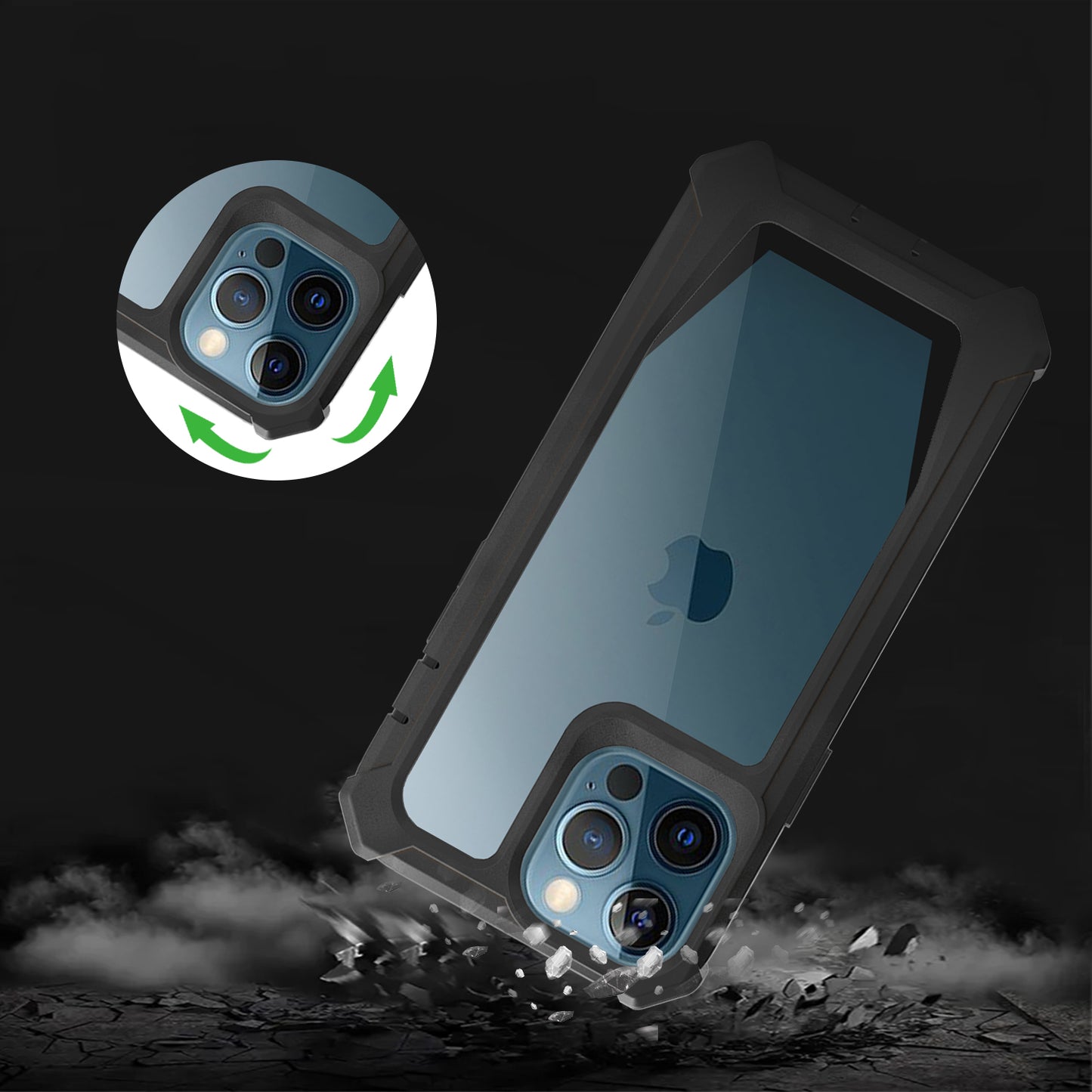 For Samsung Galaxy S22 /Plus Ultra Solid Tough Shockproof Ultimate Hybrid Full-Body Rugged Bumper Frame Clear Back Hard PC Soft TPU Phone Case Cover
