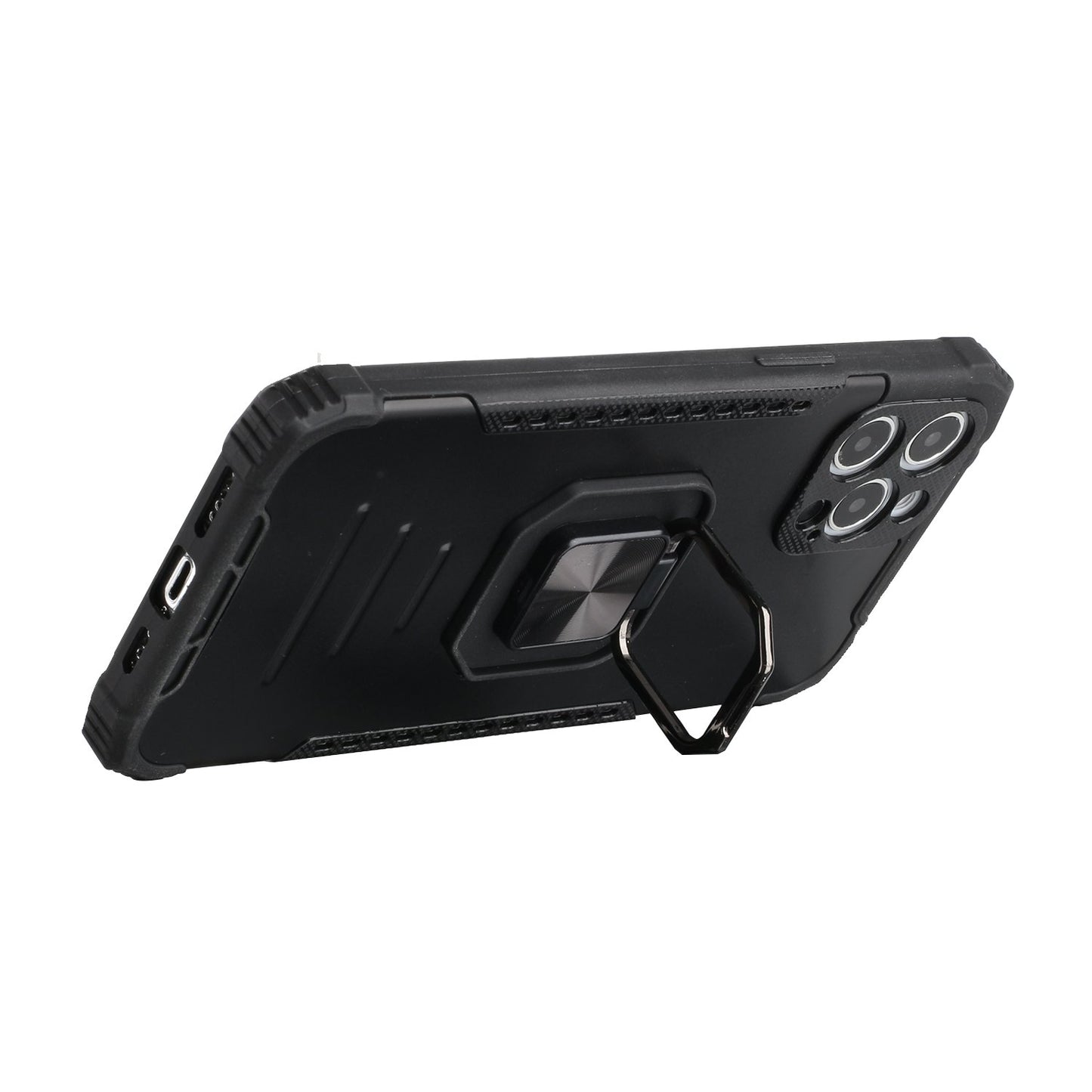 For Samsung Galaxy A12 5G Hybrid with Stand Magnetic Ring Kickstand Bumper Shockproof Armor Heavy Duty Military Grade Hard Phone Case Cover
