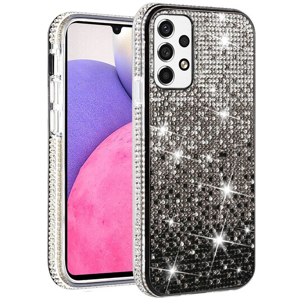 For Samsung A03 Core Glitter Bling Ultra Thin TPU Sparkle Diamond Rhinestone Shiny Hybrid Full Cover Crystal Stones Back Phone Case Cover