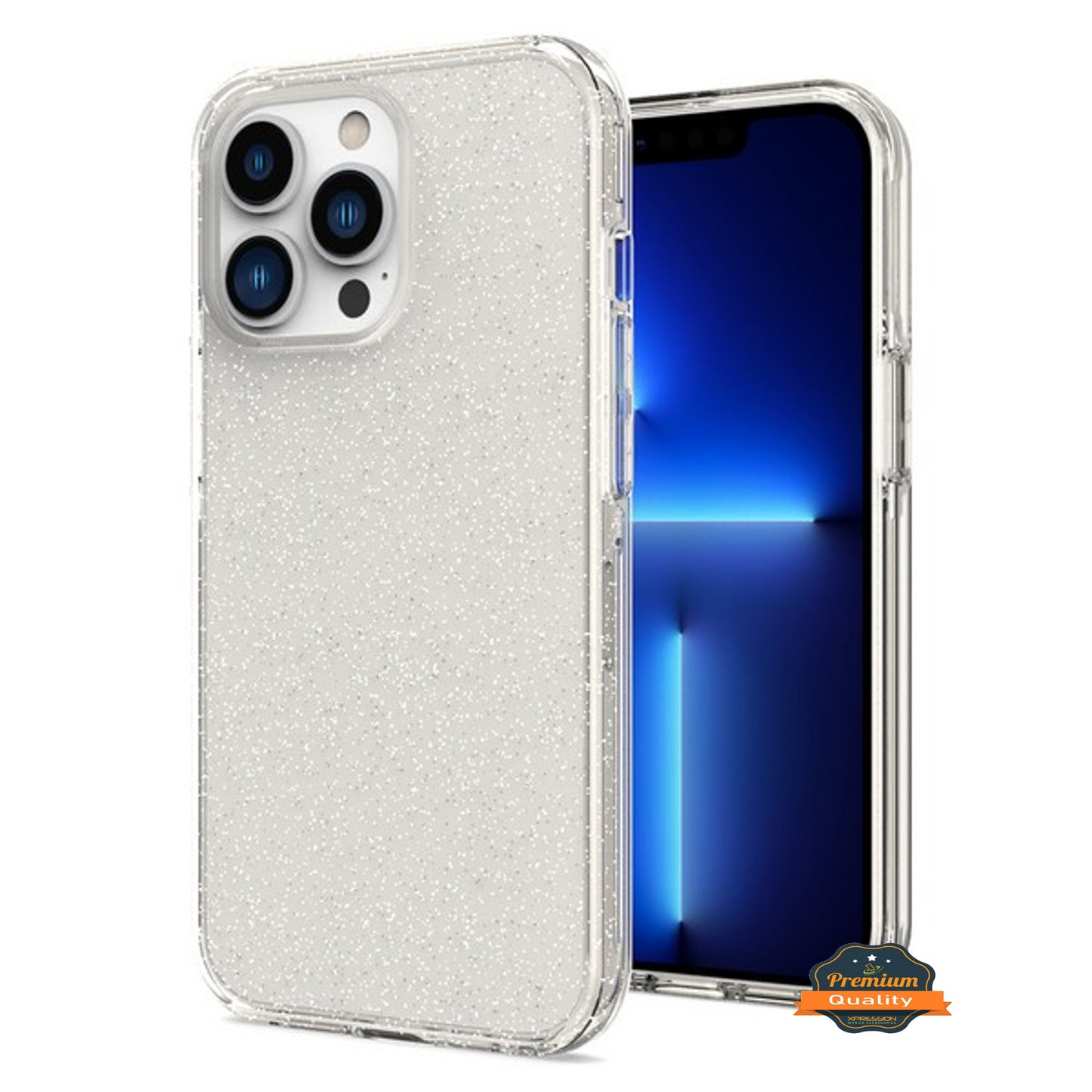 For Apple iPhone 13 /Pro Max Mini Glitter Sparkle Bling Shiny Thin Slim Hybrid Shockproof Rubber Silicone Soft TPU Gel Protective Phone Case Cover