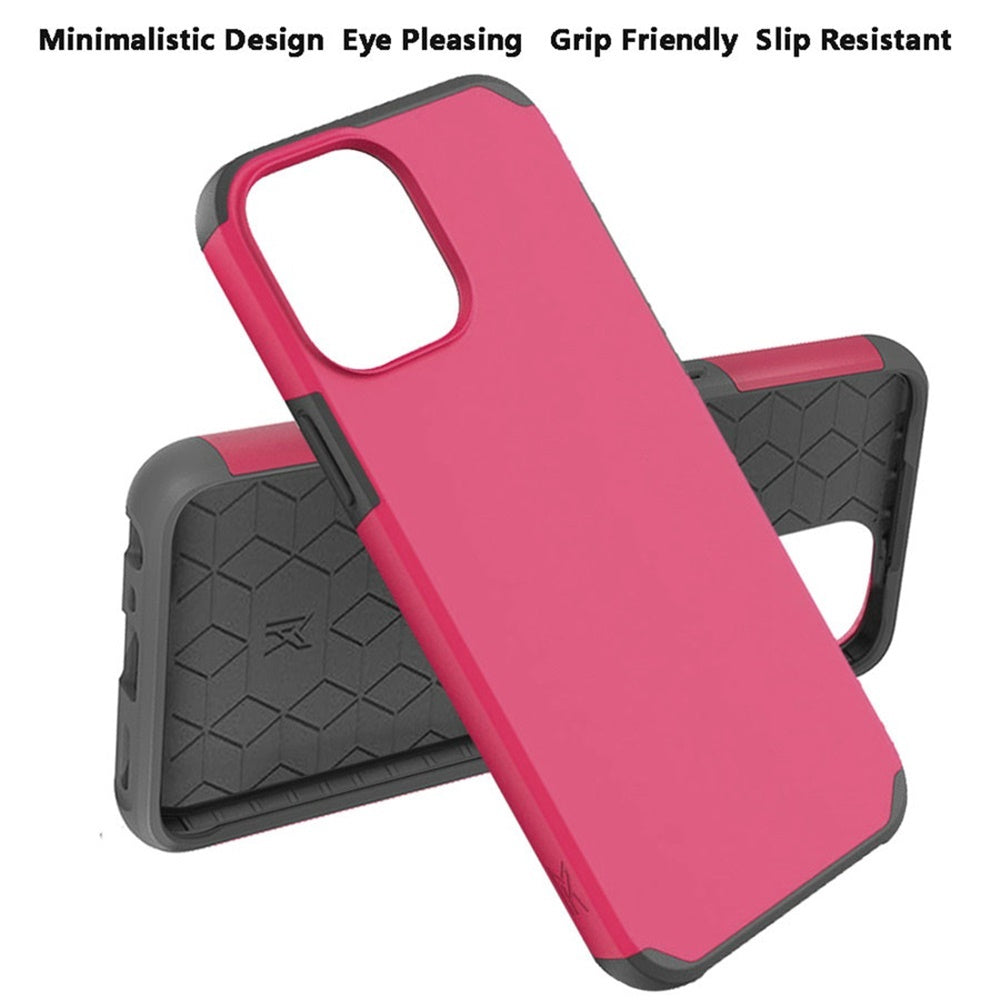 For Apple iPhone 13 / Pro Max Mini Ultra Slim Corner Protection Shock Absorption Hybrid Dual Layer PC + TPU Armor Defender Phone Case Cover