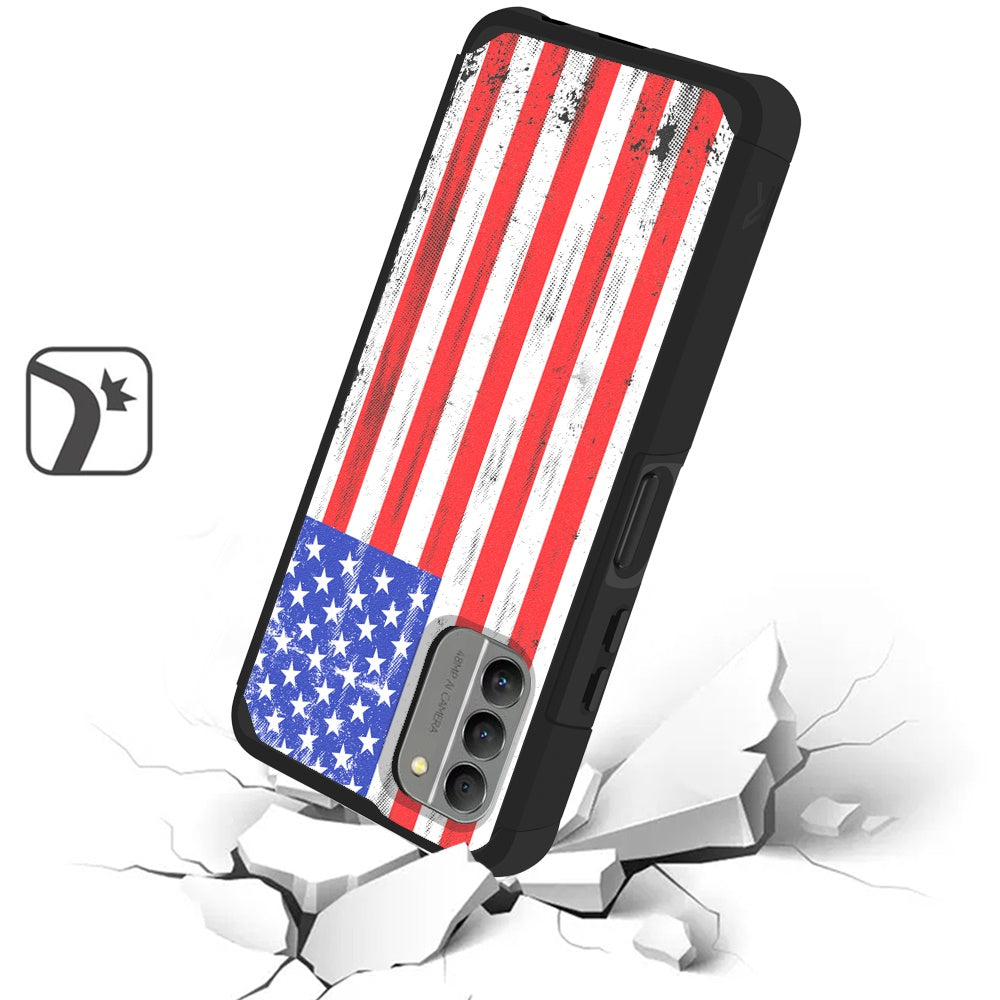 For Nokia G400 5G Graphic Design Stylish Pattern Hard PC TPU Tough Strong Hybrid Shockproof Armor Frame Phone Case Cover