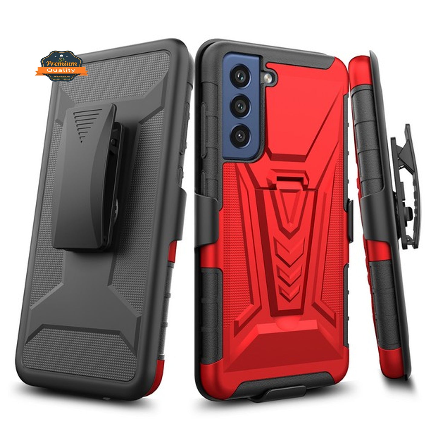 For TCL 30V 5G Hybrid Armor Kickstand with Swivel Belt Clip Holster Heavy Duty 3in1 TPU Defender Shockproof Rugged Phone Case Cover