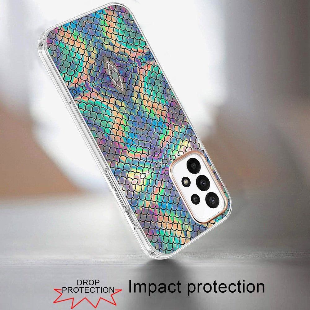 For Samsung Galaxy A23 5G Creative Stylish Fashion Design Hybrid Rubber TPU Hard PC Shockproof Armor Slim Fit Phone Case Cover