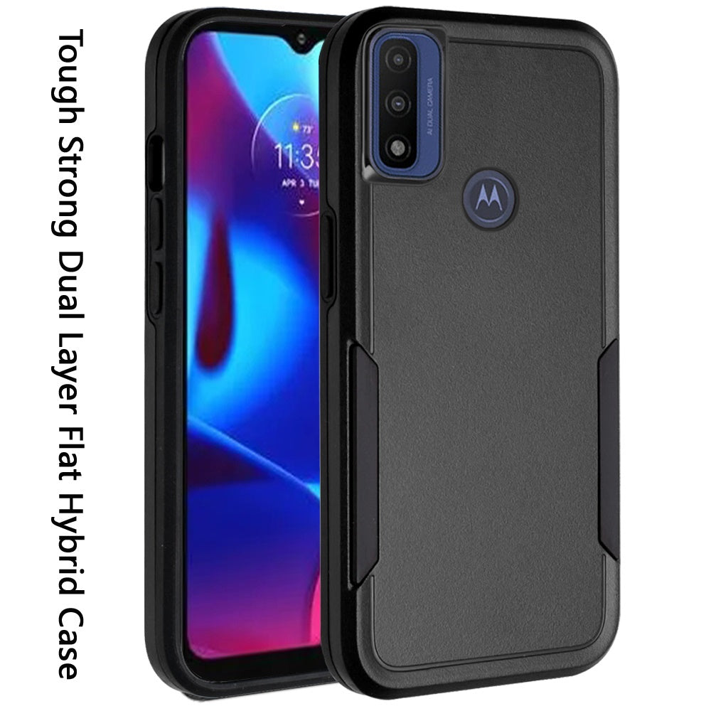 For Motorola Moto G Pure Hybrid Rugged Hard Shockproof Drop-Proof with 3 Layer Protection, Military Grade Heavy-Duty Phone Case Cover