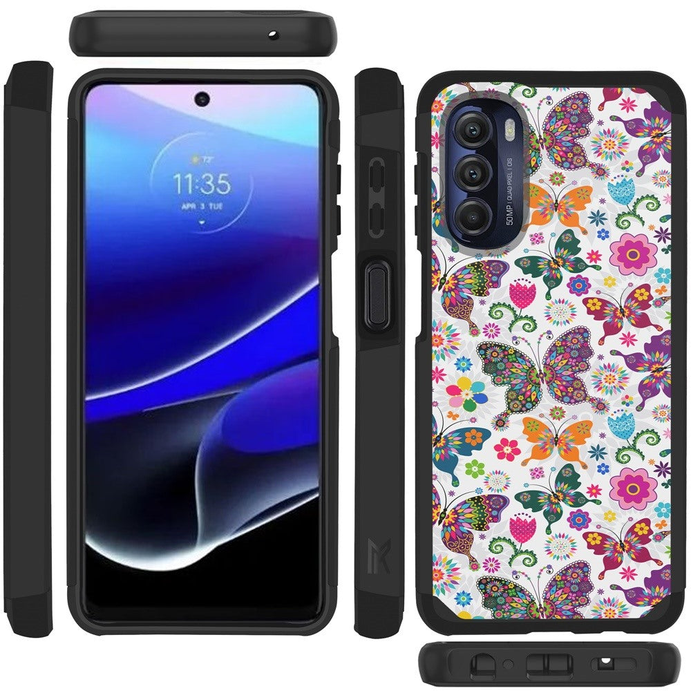 For Motorola Moto G Stylus 5G 2022 Ultra Slim Protection Shock Absorption Hybrid Dual Layer Hard PC + TPU Rubber Armor Phone Case Cover