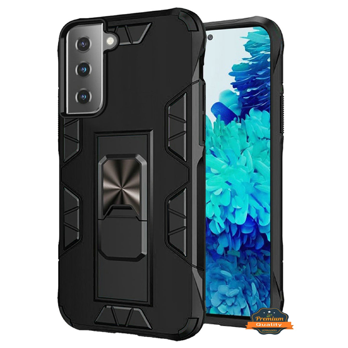 For Kyocera DuraForce Ultra 5G UW E7110 with Hidden Kickstand Magnet Grip Military Grade Shockproof Stand Hybrid Armor Phone Case Cover