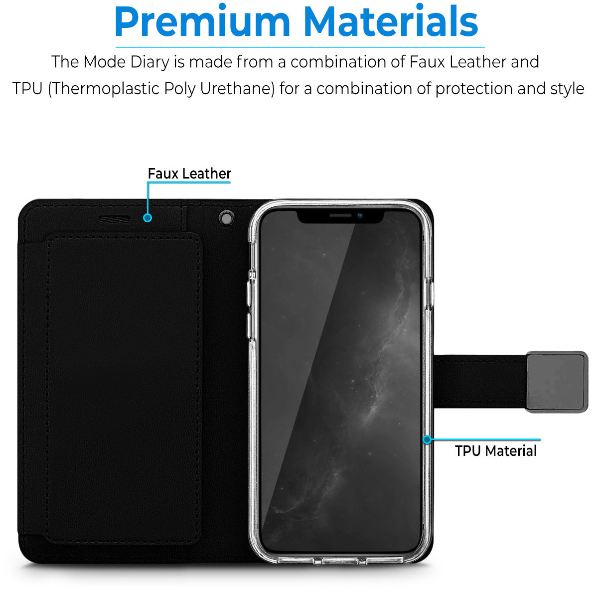 For TCL 30 XE 5G luxurious PU leather Wallet 6 Card Slots folio with Wrist Strap and Kickstand Pouch Flip Shockproof Phone Case Cover