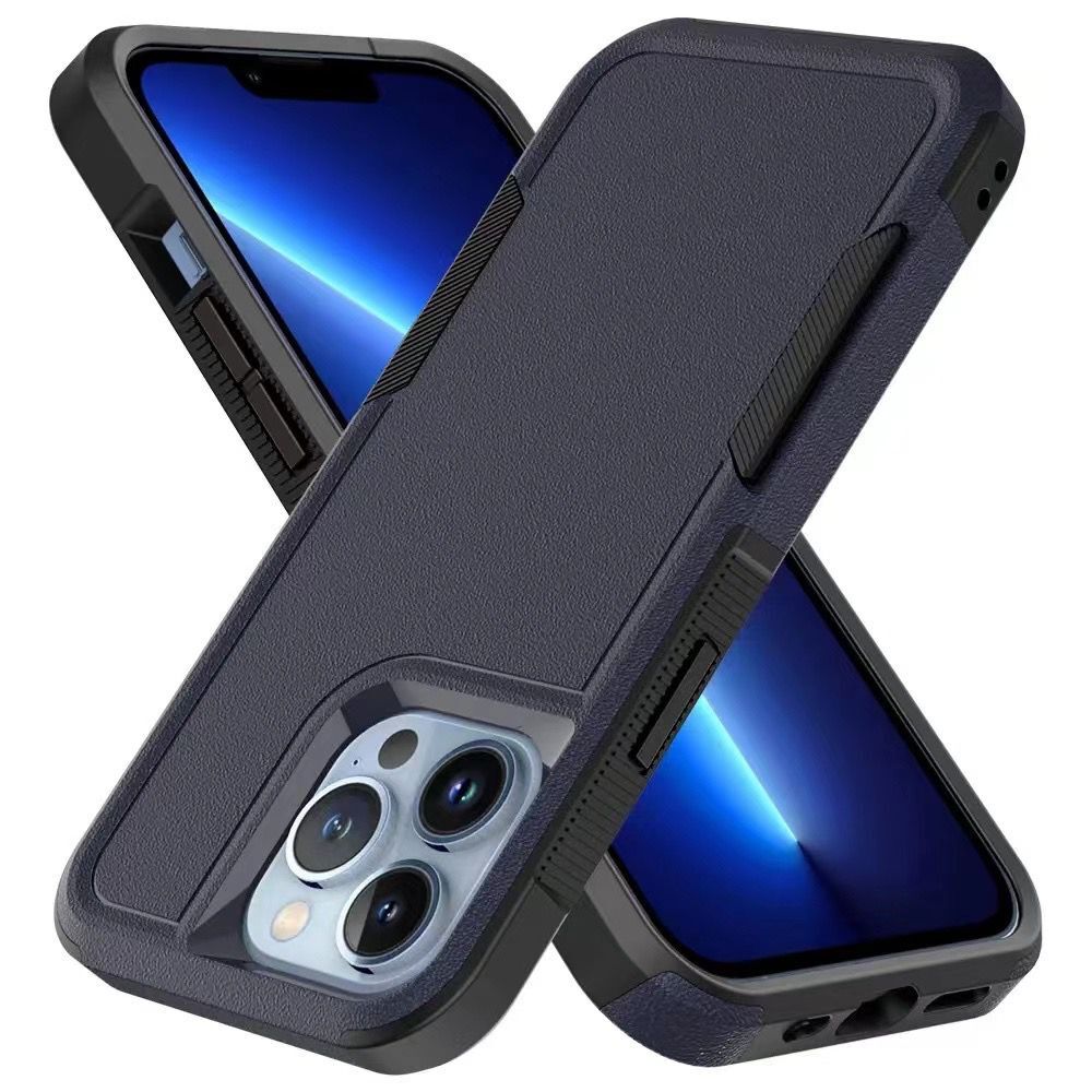 For Apple iPhone 13 Pro Max (6.7") Tough Hybrid Rugged Hard Shockproof Drop-Proof 3in1 Protection, Military Grade Design Phone Case Cover