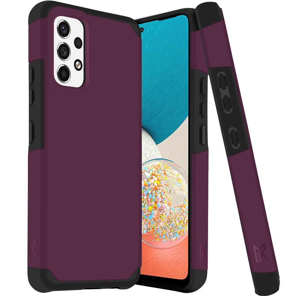 For Samsung Galaxy A53 5G Ultra Slim Corner Protection Shock Absorption Hybrid Dual Layer Hard TPU Rubber Armor Defender Phone Case Cover