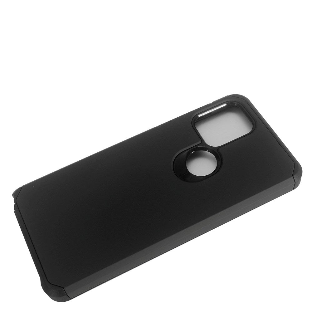 For Motorola Moto G Stylus 5G (2021) Armor Dual Layer 2 in 1 Rubberized Hard Shell Shockproof TPU Hybrid Protection Slim Phone Case Cover