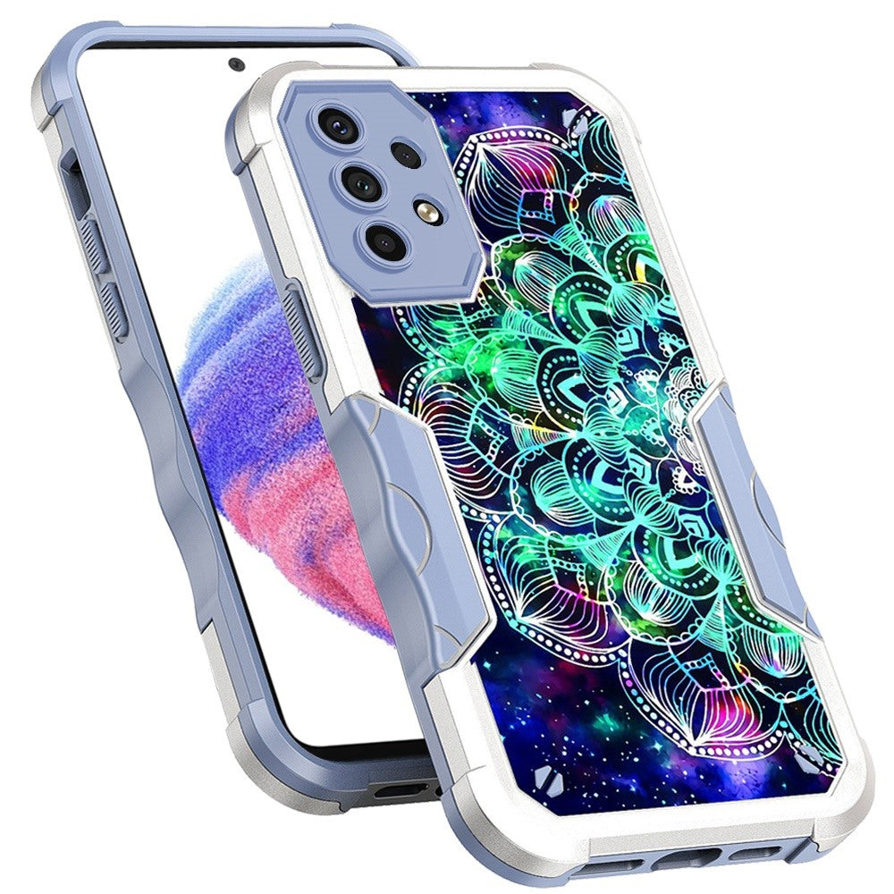 For Samsung Galaxy A53 5G Fashion Design Tough Shockproof Hybrid Stylish Pattern Heavy Duty TPU Rubber Armor Phone Case Cover