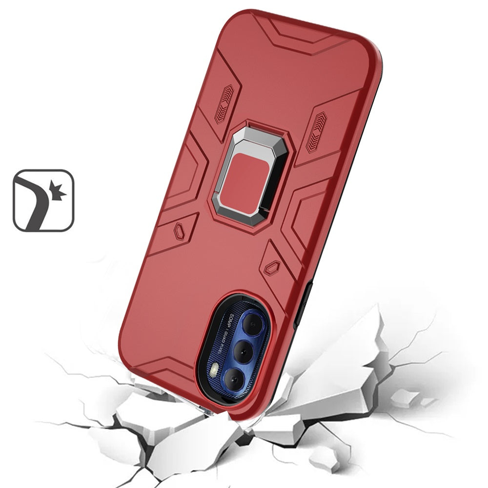 For Motorola Moto G Stylus 4G 2022 Slim Rugged Shockproof Hybrid with Magnetic Ring Stand Holder Phone Case Cover