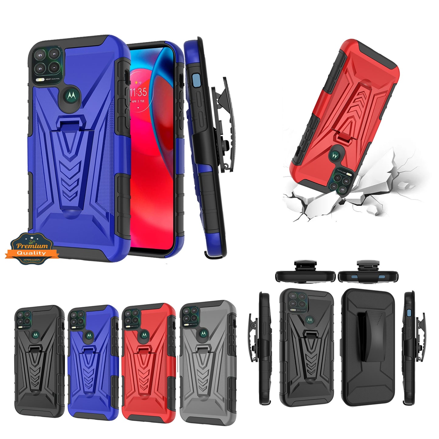 For Samsung Galaxy A53 5G Combo Rugged Swivel Belt Clip Holster Heavy Duty Hybrid Armor Rubber with Kickstand Stand Phone Case Cover