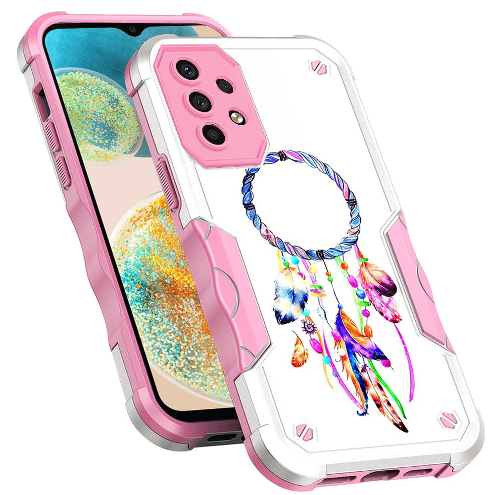 For Samsung Galaxy A23 5G Fashion Design Tough Shockproof Hybrid Stylish Pattern Heavy Duty TPU Rubber Armor Phone Case Cover