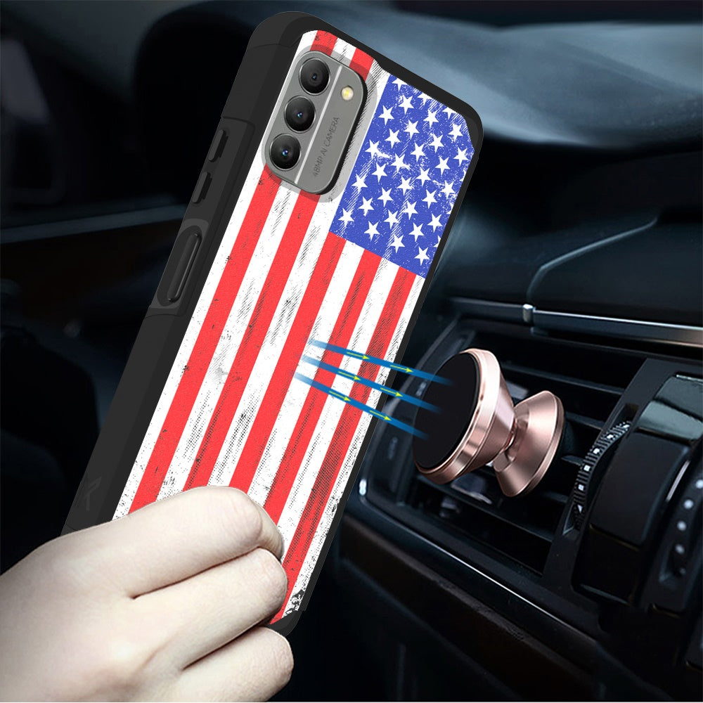 For Nokia G400 5G Graphic Design Stylish Pattern Hard PC TPU Tough Strong Hybrid Shockproof Armor Frame Phone Case Cover