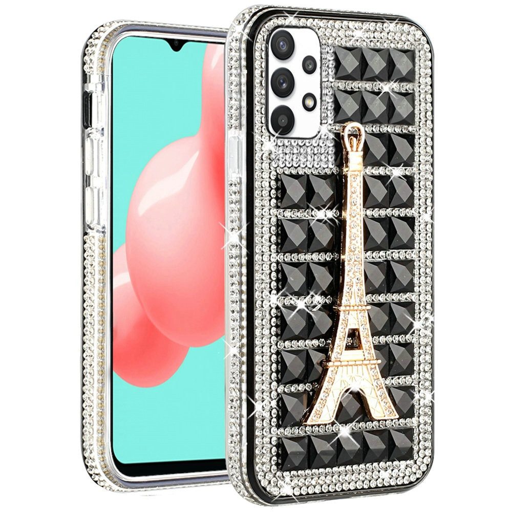 For Apple iPhone 8 /7/6s/6 /SE 2nd Generation Fashion Luxury 3D Bling Diamonds Rhinestone Jeweled Ornament Shiny Crystal Phone Case Cover