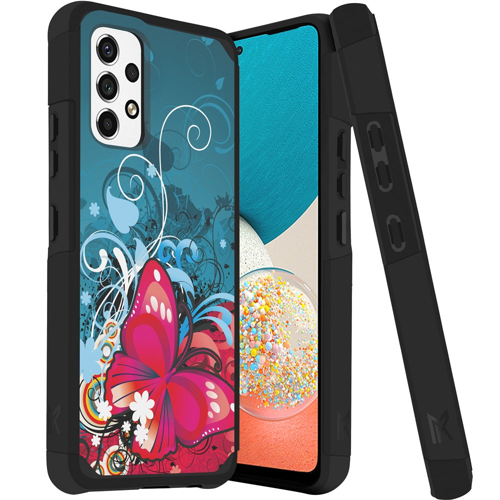 For Samsung Galaxy A53 5G Ultra Slim Corner Protection Shock Absorption Hybrid Dual Layer Hard TPU Rubber Armor Defender Phone Case Cover