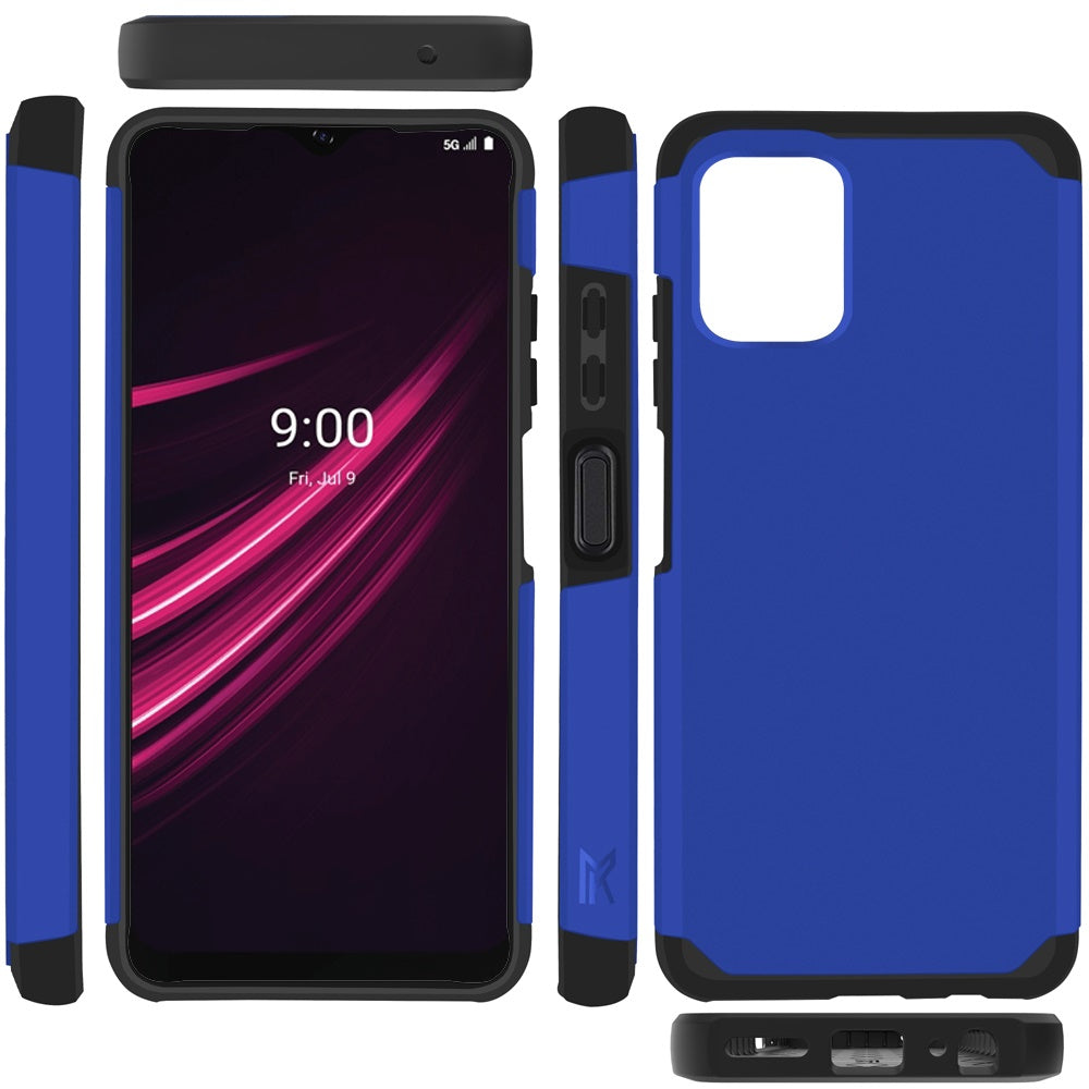 For OnePlus Nord N300 5G Ultra Slim Shock Absorption 2in1 Tuff Hybrid Dual Layer Hard PC TPU Rubber Frame Armor Phone Case Cover