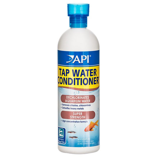 API Tap Water Conditioner Detoxifies Heavy Metals and Dechlorinates Aquarium Water [Aquarium Supplies] 48 oz (3 x 16 oz)