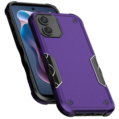 For Apple iPhone 16e Slim Fit Back Hybrid Lightweight Shockproof 2-in-1 Hybrid Hard PC Bumper Frame Armor Protection Case Cover Purple