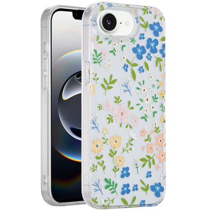 For Apple iPhone 16e Fashion Layer Design Slim IMD TPU Protective, Shockproof Hybrid Stylish Durable Hard PC Case Cover