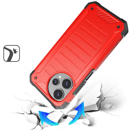 For Cricket Icon Pro 2026 Tough Lined Design Hybrid Shockproof Protective Rugged TPU Hard PC with Durable Grip Case Cover