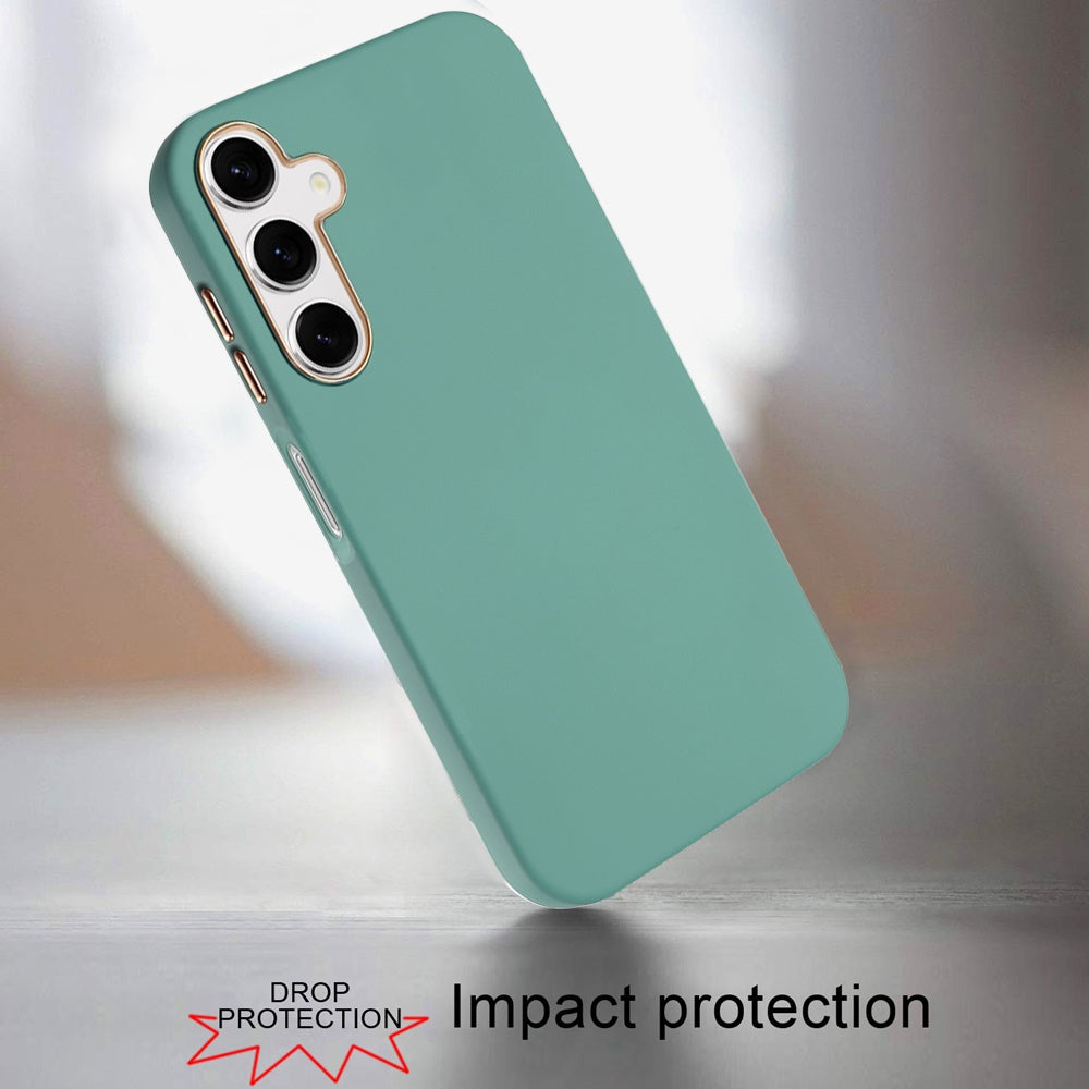 For Samsung Galaxy A17 5G Hybrid Armor Shockproof, Durable Bumper Rubber Gummy Gel Slick Hard PC Silicone TPU Case Cover