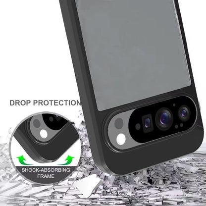For Google Pixel 10 /Pixel 10 Pro Hybrid Slim Crystal Clear, Shock-Absorption Durable Bumper TPU + Hard PC Back, Transparent Design Case Cover Black