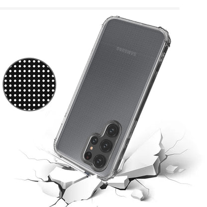 For Samsung Galaxy S25 /S24 Hybrid Clear TPU Bumper, Shockproof, Rubber Silicone 4 Corners Gel, Lightweight, Protective Slim Back Case Cover Clear