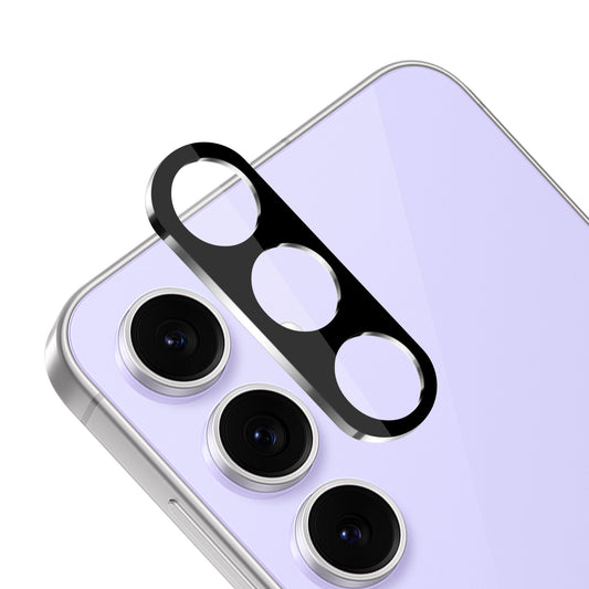 For Samsung Galaxy A17 5G Camera Lens Protector Tempered Glass with Colored Edge 2.5D – Anti-Scratch, HD Clarity, Easy Install Protector Black