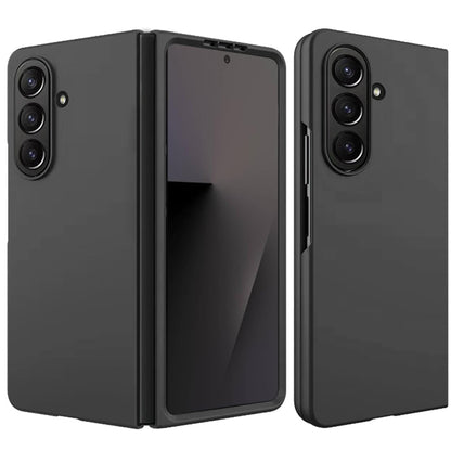 For Samsung Galaxy Z Fold 7 Snap-On Flip Premium Matte Finish Slim Lightweight Protective PC + Rubber TPU Hard Shell Case Cover
