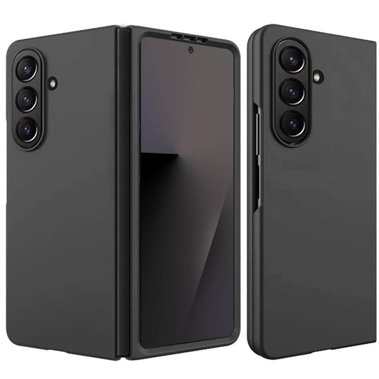 For Samsung Galaxy Z Fold 7 Snap-On Flip Premium Matte Finish Slim Lightweight Protective PC + Rubber TPU Hard Shell Case Cover