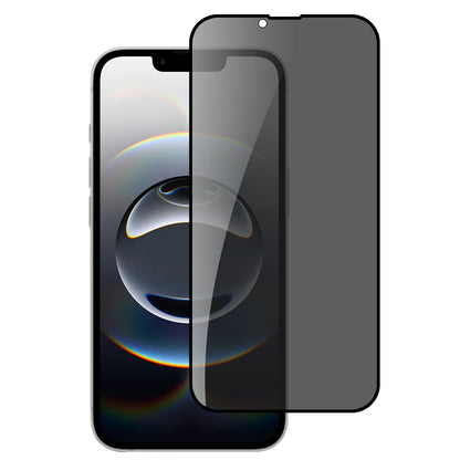 For Apple iPhone 16e Privacy Screen Protector, Anti Spy Anti Peeping Tempered Glass Full Protective Film, 9H, Anti Scratch, Easy Install Protector Black