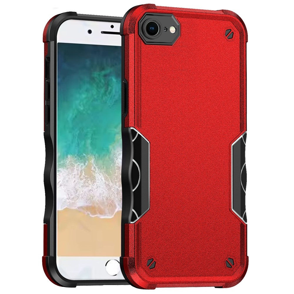 For Apple iPhone 16e Slim Tough Shockproof Hybrid Heavy Duty 2in1 Dual Layer TPU Bumper Rugged Rubber Defend Armor Case Cover