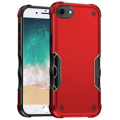 For Apple iPhone 16e Slim Tough Shockproof Hybrid Heavy Duty 2in1 Dual Layer TPU Bumper Rugged Rubber Defend Armor Case Cover