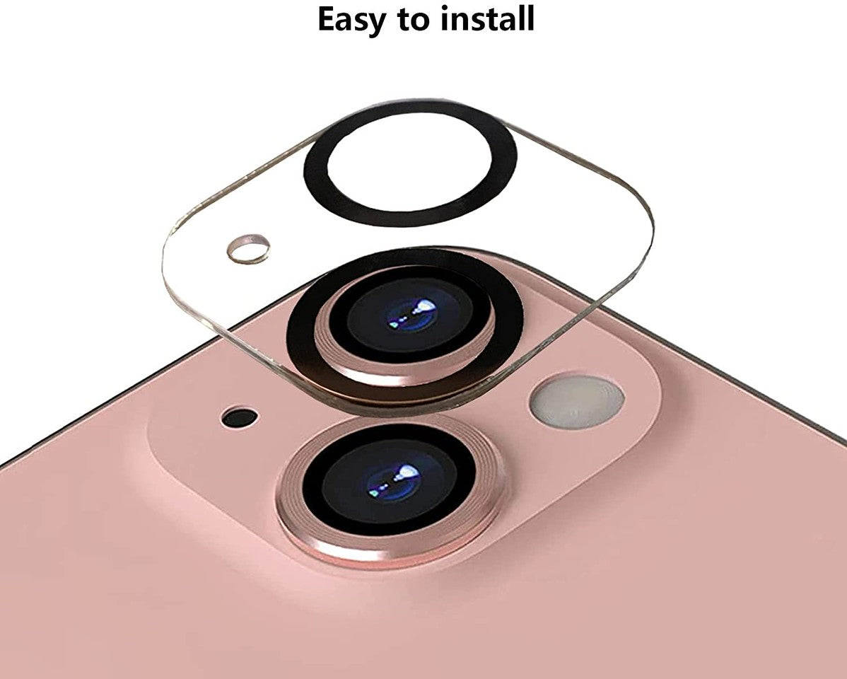 For Apple iPhone 16e Camera Lens Protector HD Clear 2.5D Tempered Glass with Black Edge, Case-Friendly, Ultra-Thin, Easy to Install Protector Clear Black