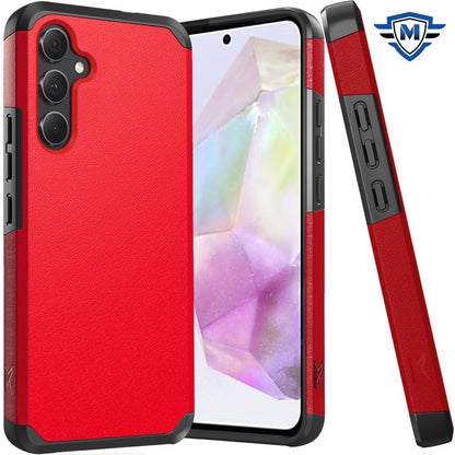 For Samsung Galaxy A36 Premium Slim Tough 2in1 Hybrid Case Dual-Layer PC TPU Rubber Armor with Shockproof Protection Case Cover