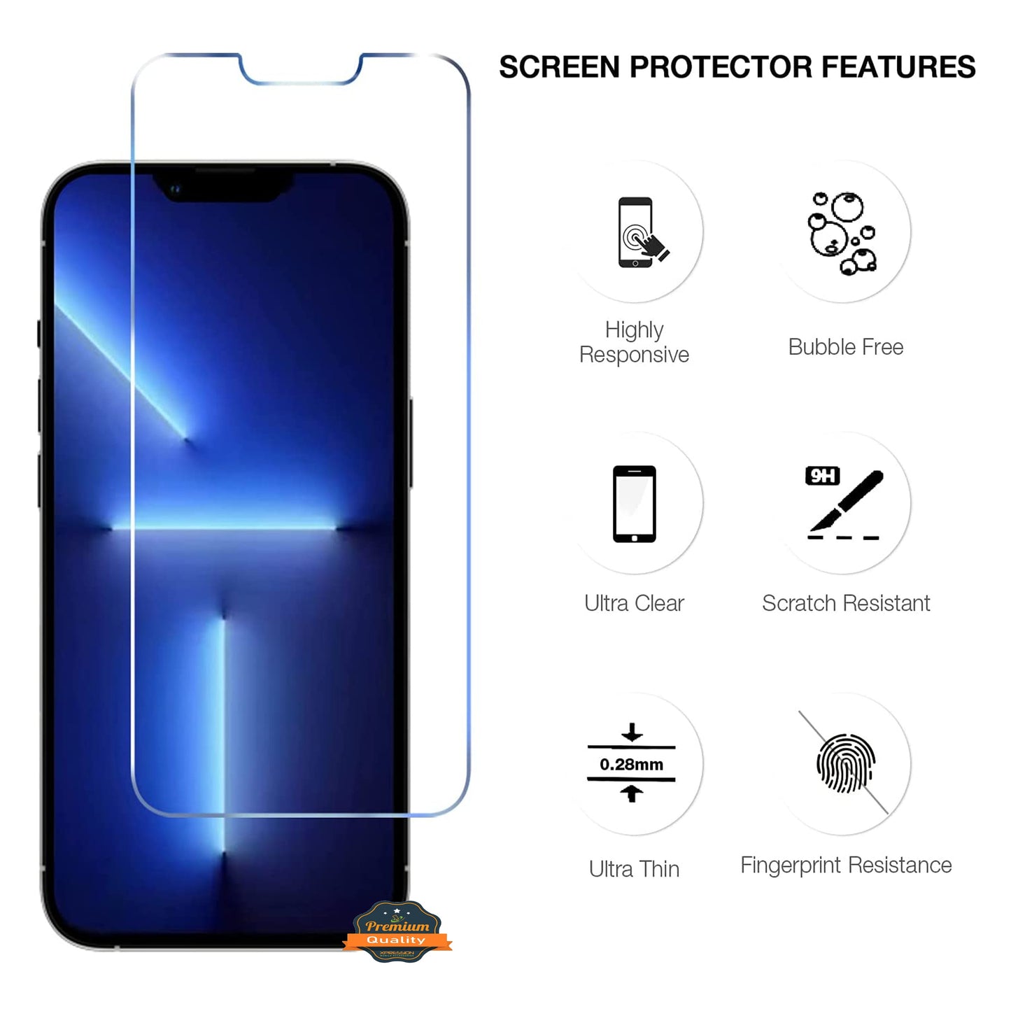 For Cricket Icon Pro 2026 Screen Protector Tempered Glass LCD Clear Film Protective Glass Protector Transparent