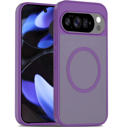 For Google Pixel 10 /Pixel 10 Pro MagSafe Compatible Case Hybrid Soft TPU Bumper Hard Translucent Matte Back Slim Shockproof Case Cover